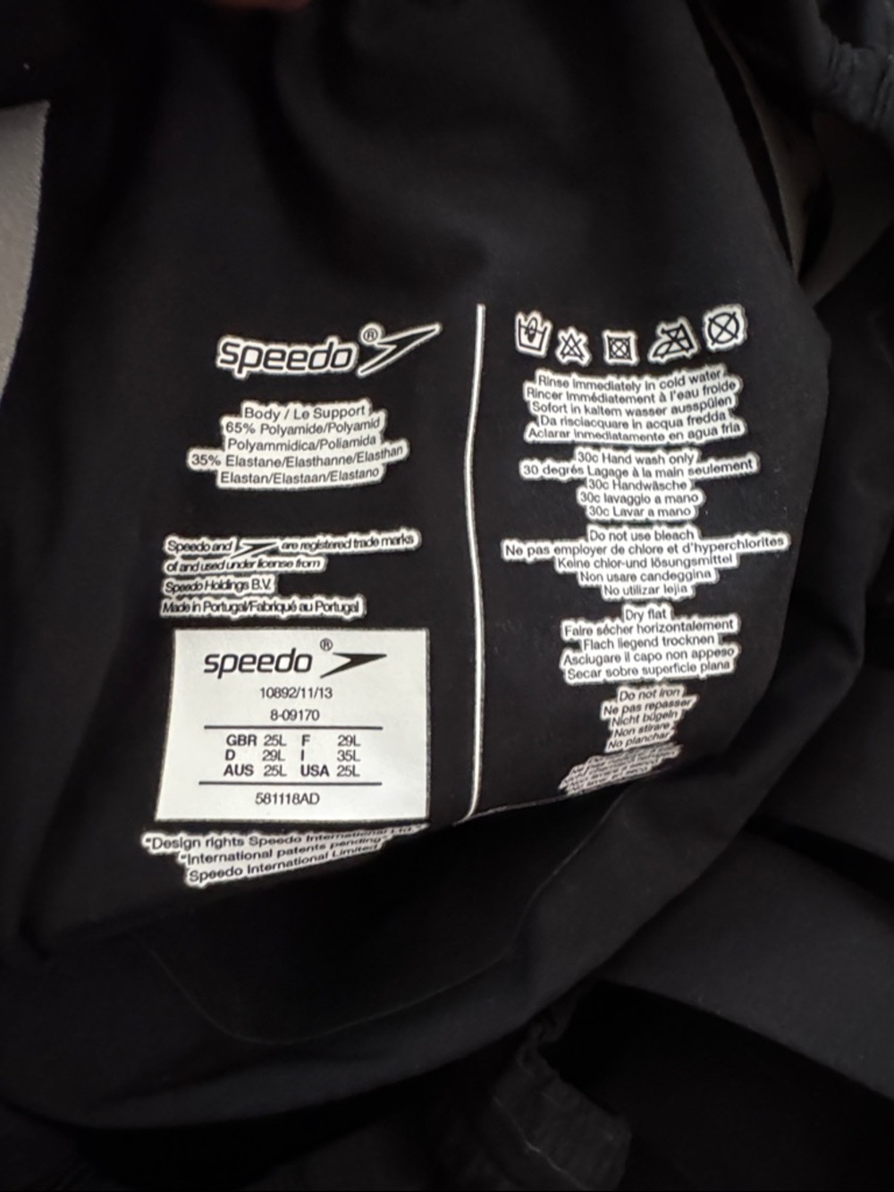 Women’s Speedo Black Competitive Fastskin Racing Suit 25 - Picture 2 of 7